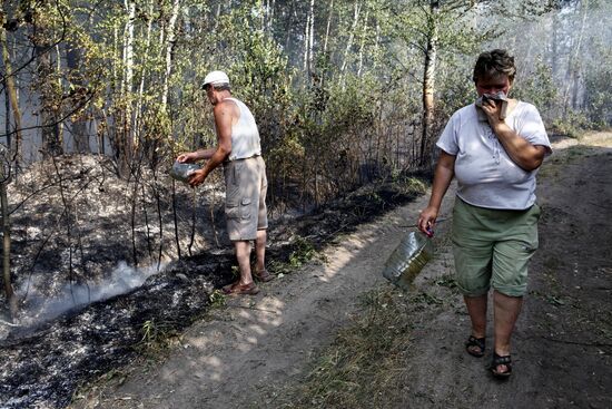 Пожары в Московской области