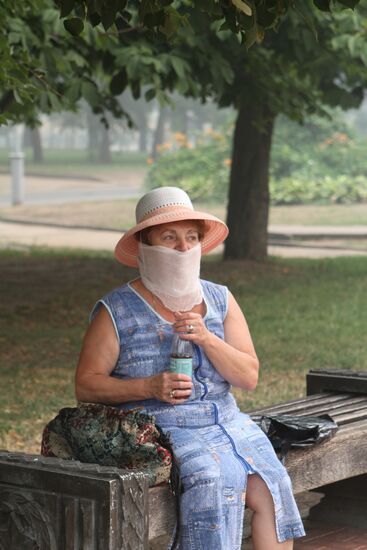 Смог в Нижнем Новгороде