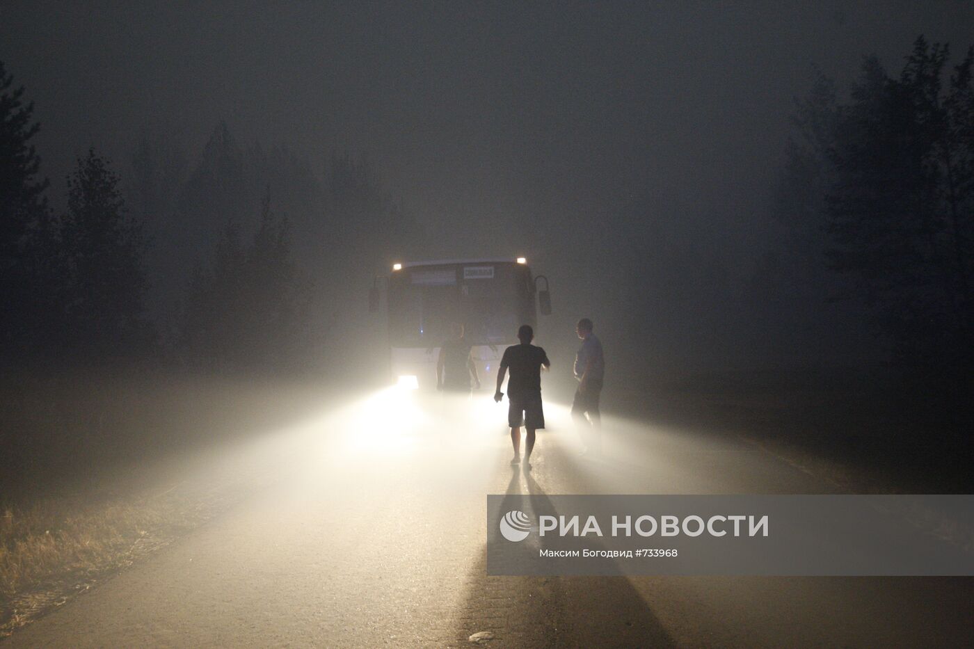 Эвакуация жителей рабочего поселка Виля Нижегородской области