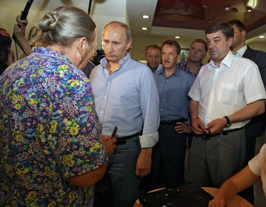 Поездка Владимира Путина в Воронеж