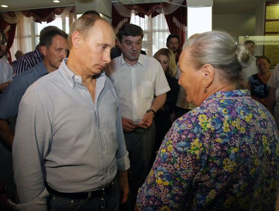 Поездка Владимира Путина в Воронеж