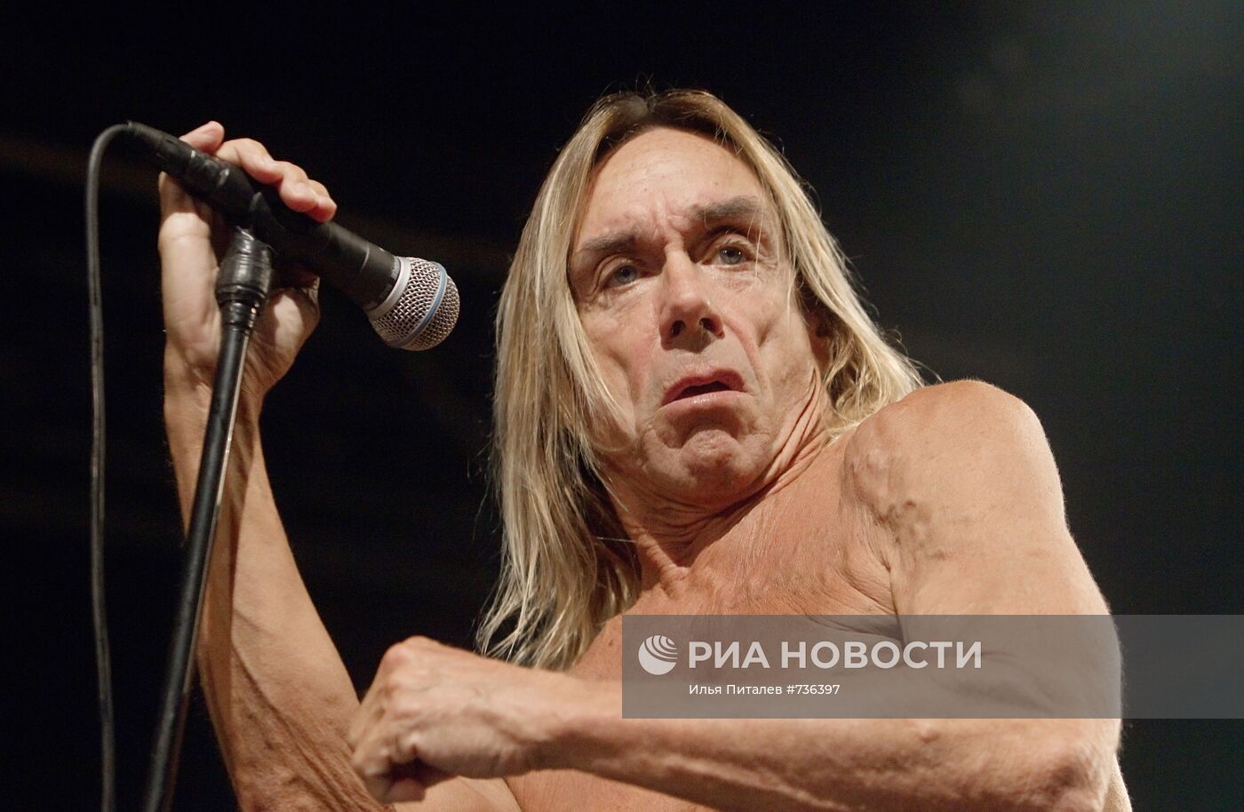 Концерт американского певца Игги Попа и его группы The Stooges
