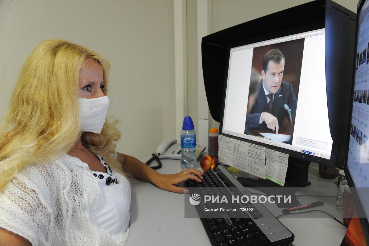 Сотрудница одного из московских офисов