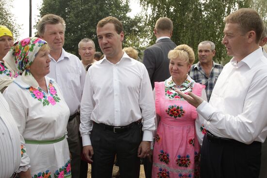Рабочая поездка Д.Медведева по Республике Марий Эл
