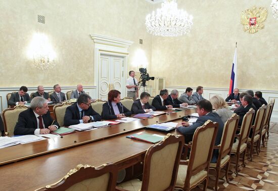 Заседание президиума правительства РФ