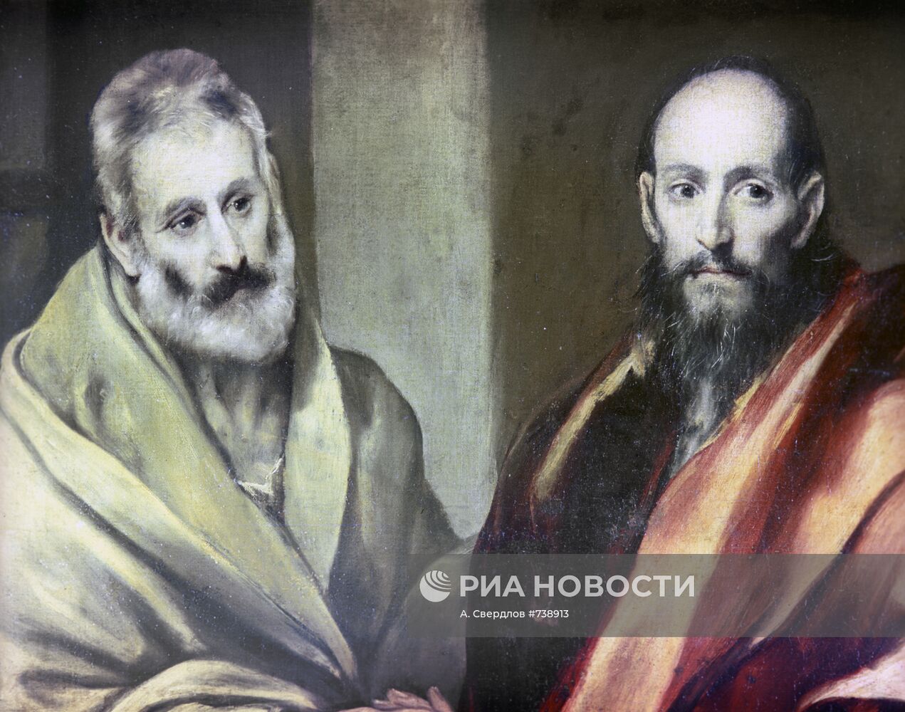 Репродукция картины "Апостолы Петр и Павел"