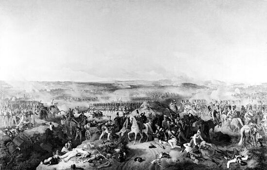 Картина "Бородинское сражение 26 августа (7 сентября) 1812 г."
