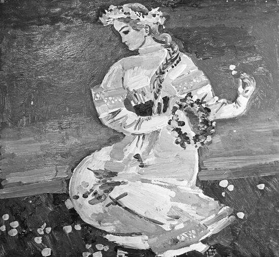 Эскиз Т.Хвостенко "Весна"