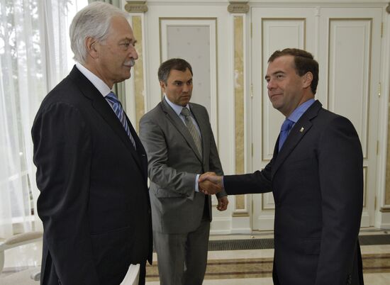 Д.Медведев встретился с руководство "Единой России"