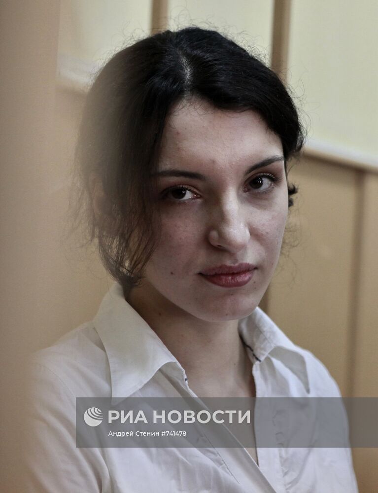 Заседание суда по делу Евгении Хасис