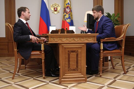 Д.Медведев втретился с Р.Кадыровым