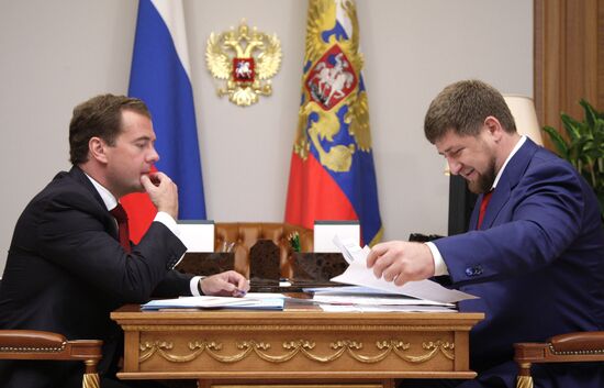 Д.Медведев втретился с Р.Кадыровым