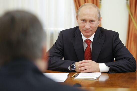 Встреча Владимира Путина с членами комиссии ФИФА