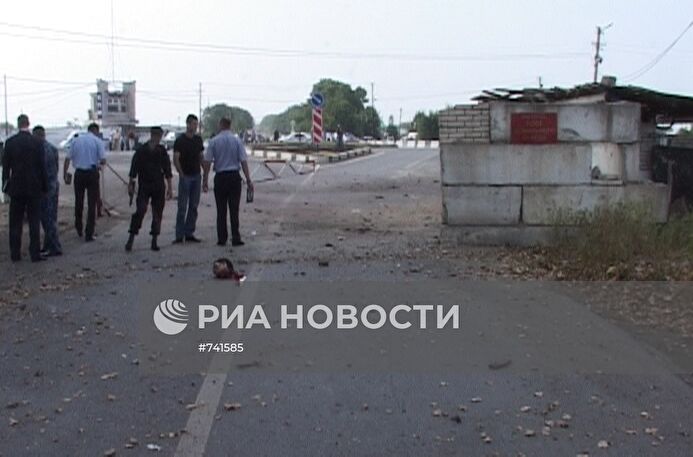 Взрыв на посту милиции в Пригородном районе Северной Осетии