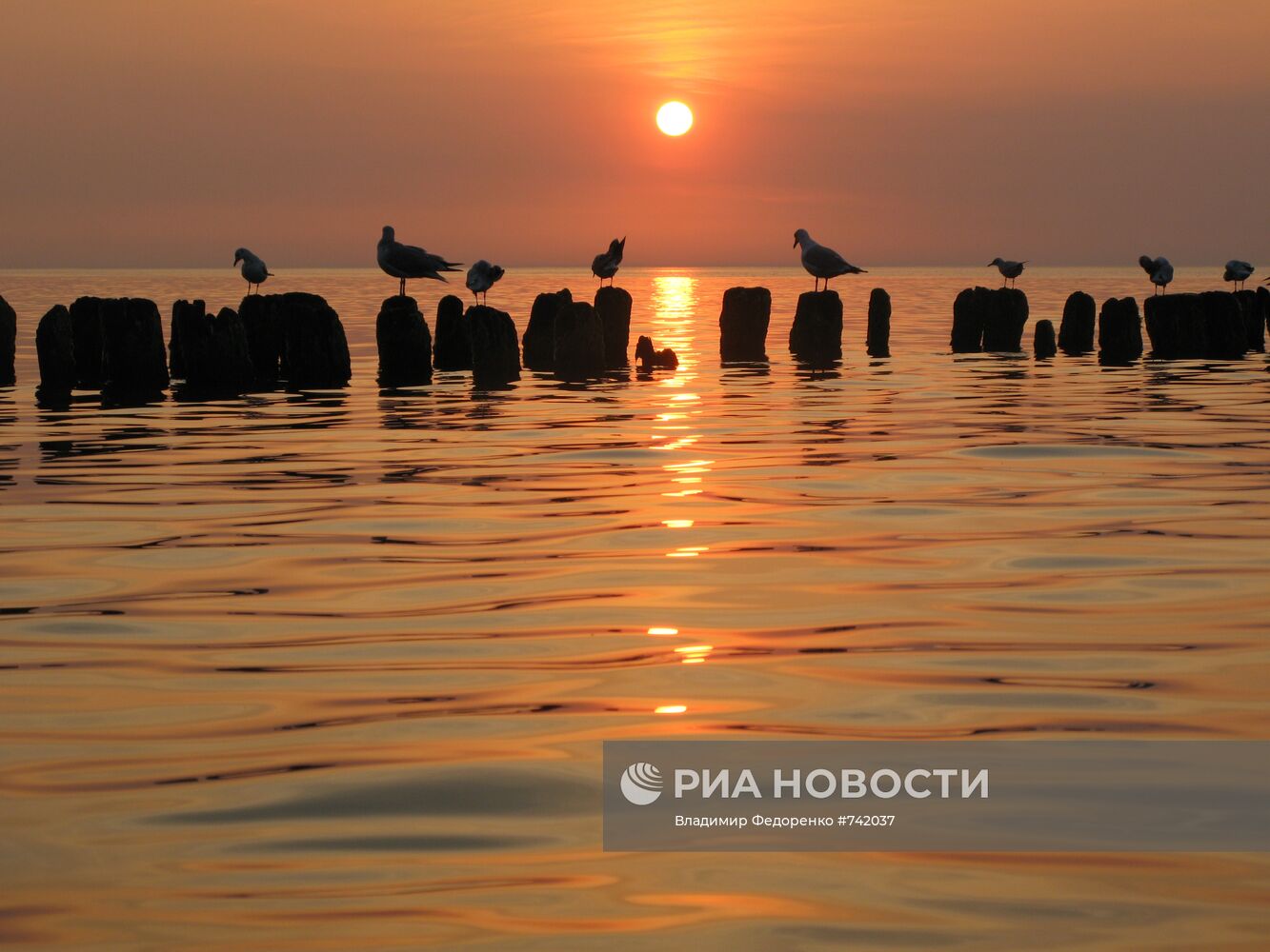 Закат на Балтийском море