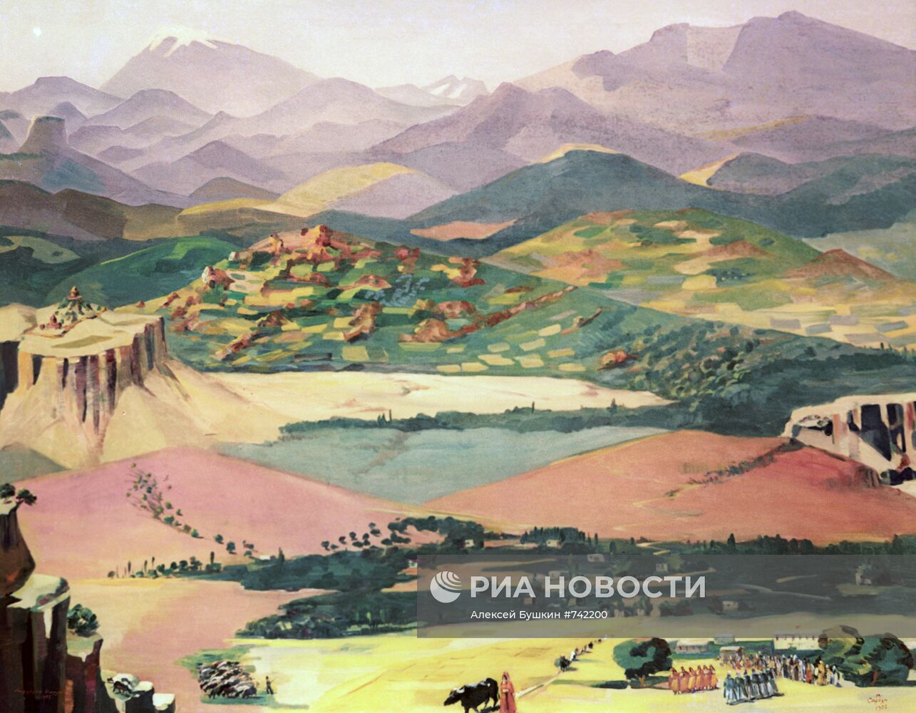 Картина "Армения" художника М.Сарьяна