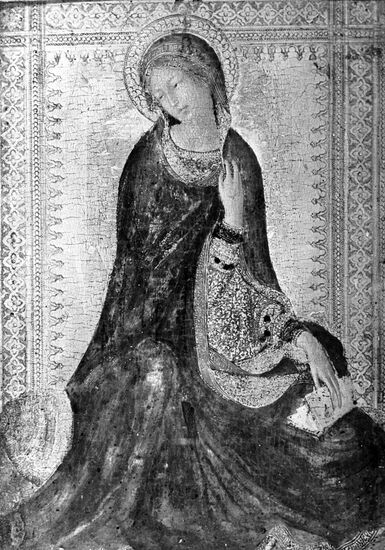 Репродукция картины "Благовещение"