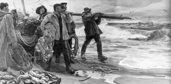 А. И. Довженко "Путина". Репродукция