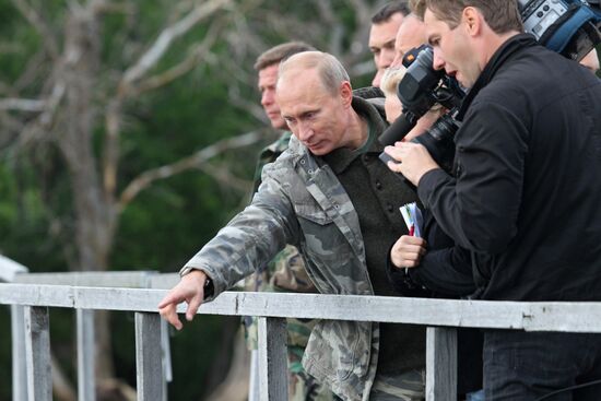 Владимир Путин посетил Южно-Камчатский заказник