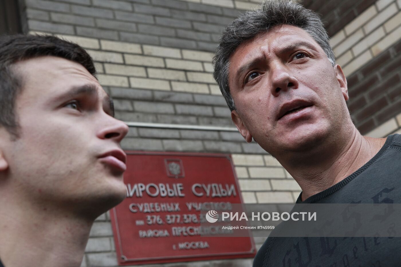 Борис Немцов и Илья Яшин