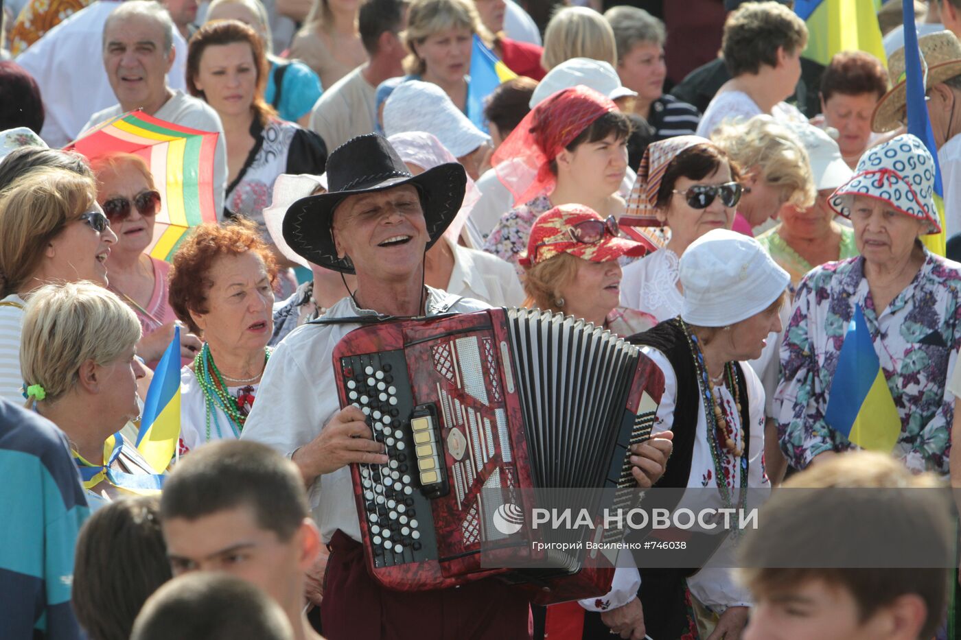 Празднование Дня независимости Украины