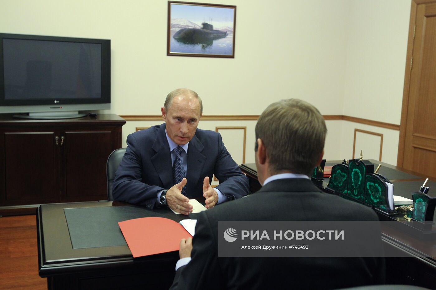 Встреча Владимира Путина с Алексеем Кузьмицким