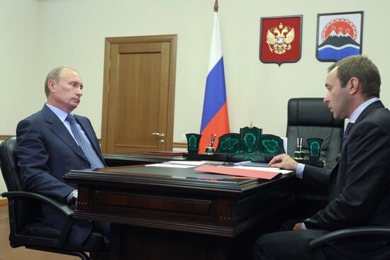 Встреча Владимира Путина с Алексеем Кузьмицким