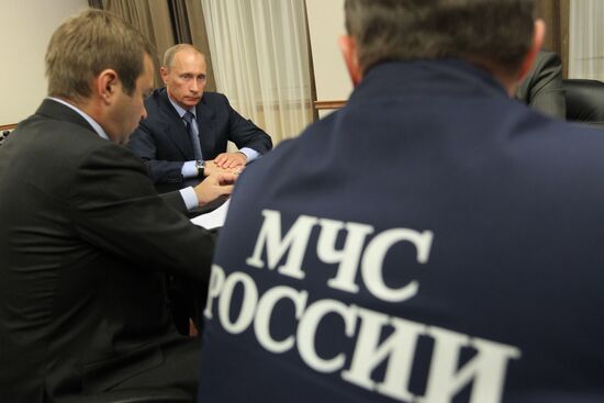 Встреча В.Путина с официальными лицами Камчатского края