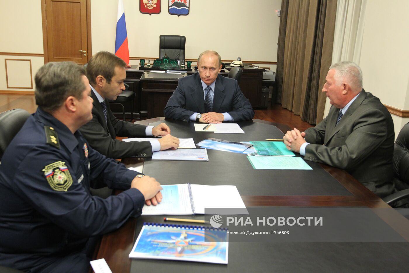 Встреча В.Путина с официальными лицами Камчатского края