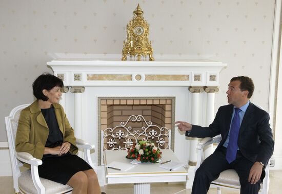 Переговоры Дмитрия Медведева с президентом Швейцарии