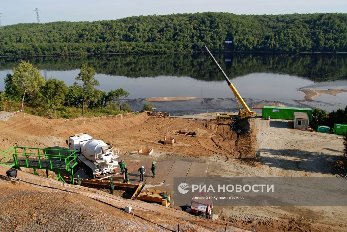 Строительная площадка Нижне-Бурейской ГЭС