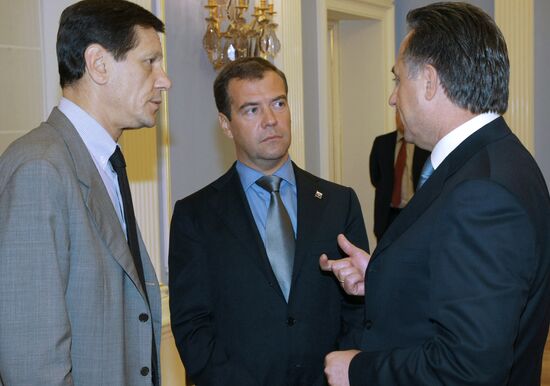 Встреча Дмитрия Медведева с российской юношеской сборной