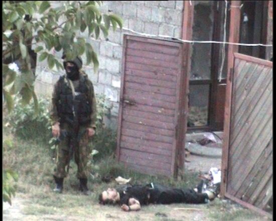 Спецоперация в городе Хасавюрт в Дагестане