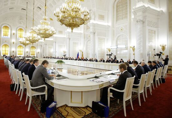 Заседание Госсовета РФ и комиссии по модернизации