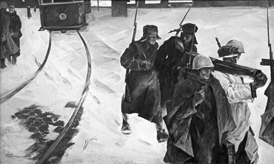 А. М. Смирнов "Конечная. 1941 год". Репродукция