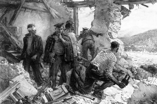 Картина П.Сулименко "Защитники Севастополя"