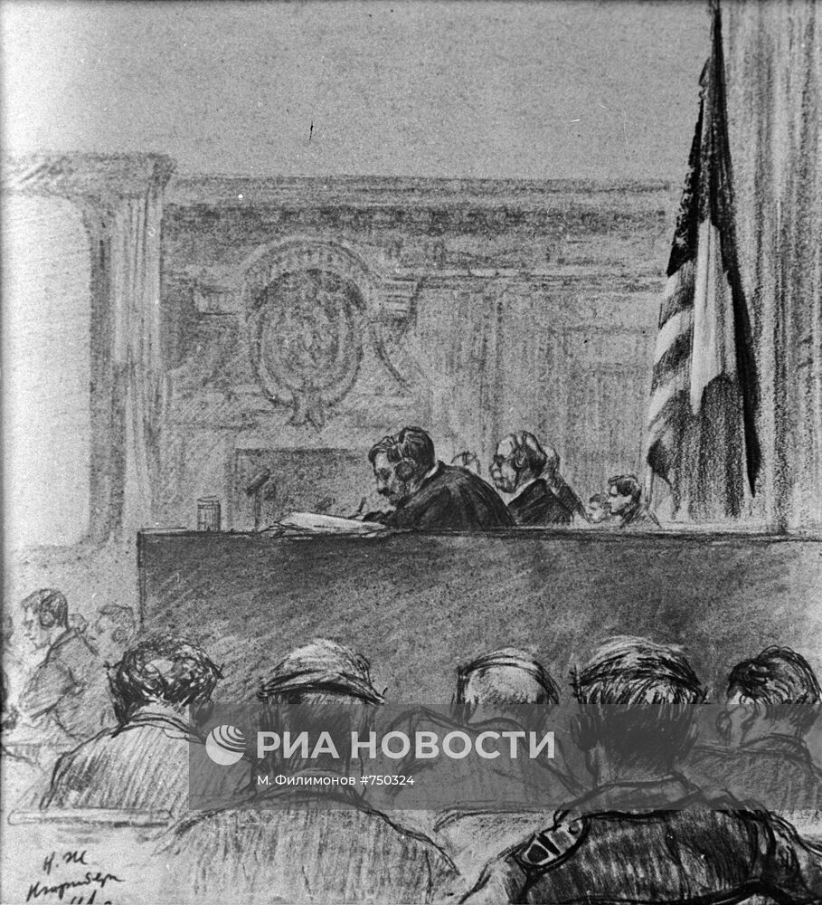 Н. Н. Жуков "Правая часть зала". Репродукция