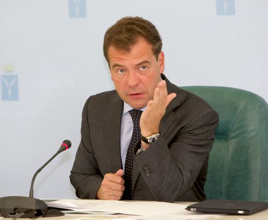 Рабочая поездка Д.Медведева в Приволжский ФО. День второй