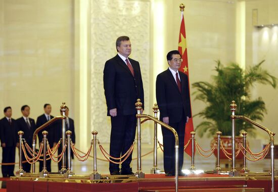 Визит президента Украины Виктора Януковича в Китай