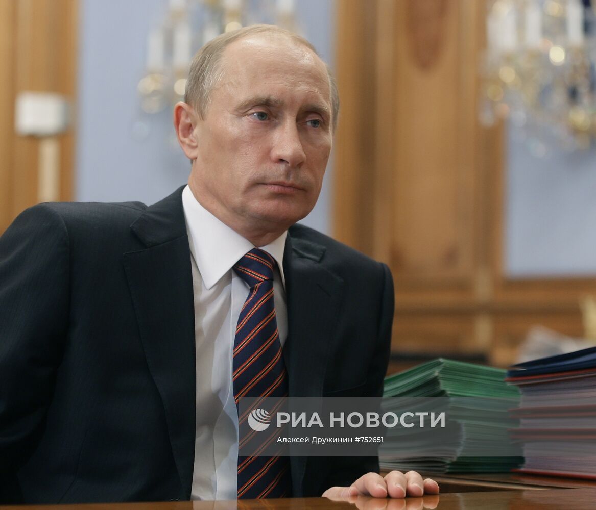 Владимир Путин провел рабочую встречу с Андреем Фурсенко
