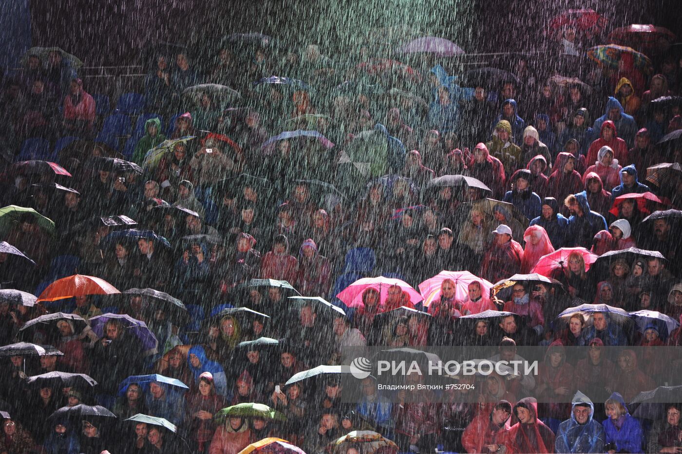 Зрители во время генеральной репетиции