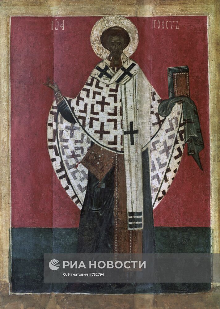 Репродукция иконы "Иоанн Златоуст"