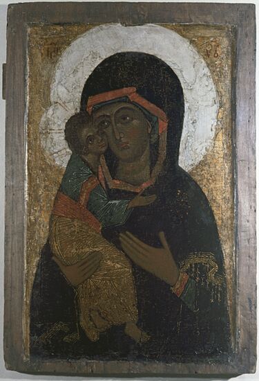 Репродукция иконы "Богоматерь "Умиление"