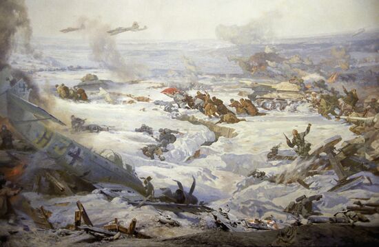 Фрагмент понорамы "Сталинградская битва"