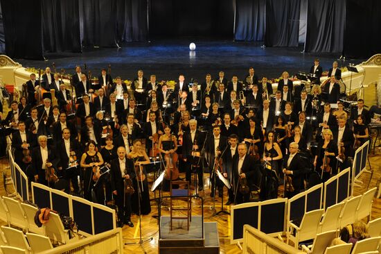 Выступление Российского национального оркестра