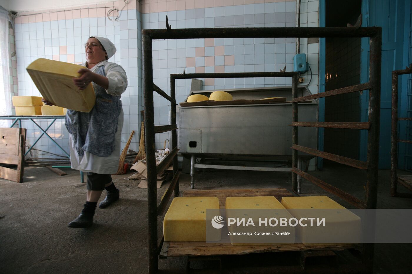 Предприятие "Алтайский маслосырзавод" в селе Алтайское