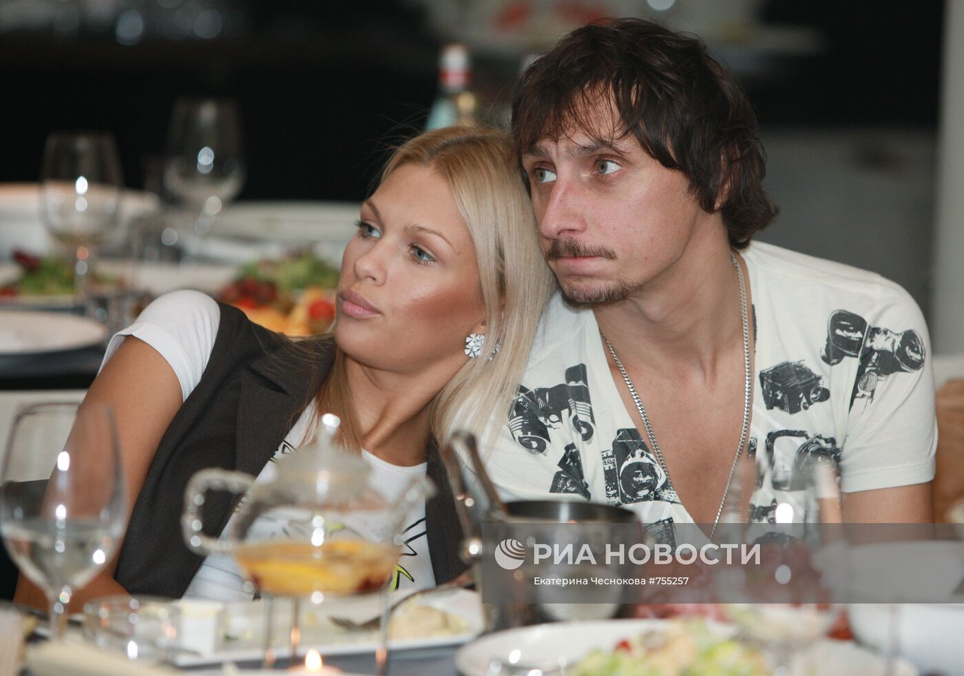 Вадим Галыгин с супругой