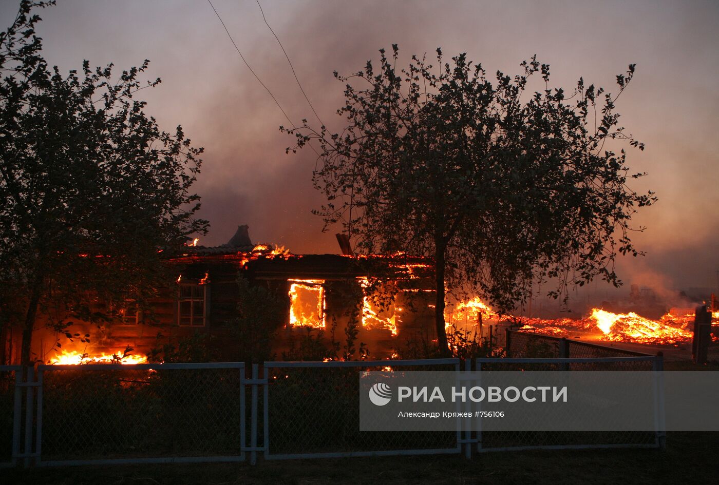 Пожары в Алтайском крае