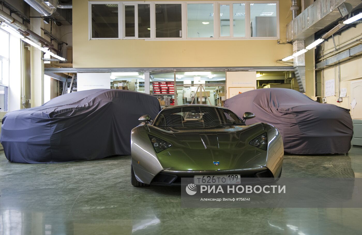 Открытие завода компании Marussia Motors в Москве