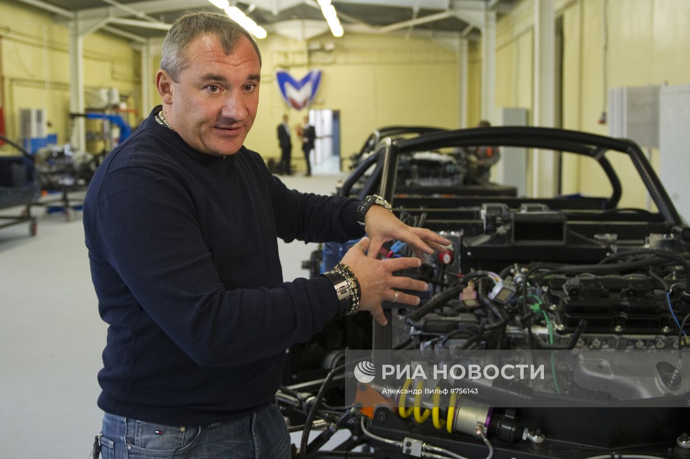Открытие завода компании Marussia Motors в Москве